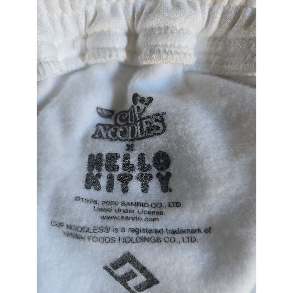 Hello Kitty Collab Nissin Cup Of Noddles Sweatpants Joggers Racing Pants Large - Picture 7 of 8